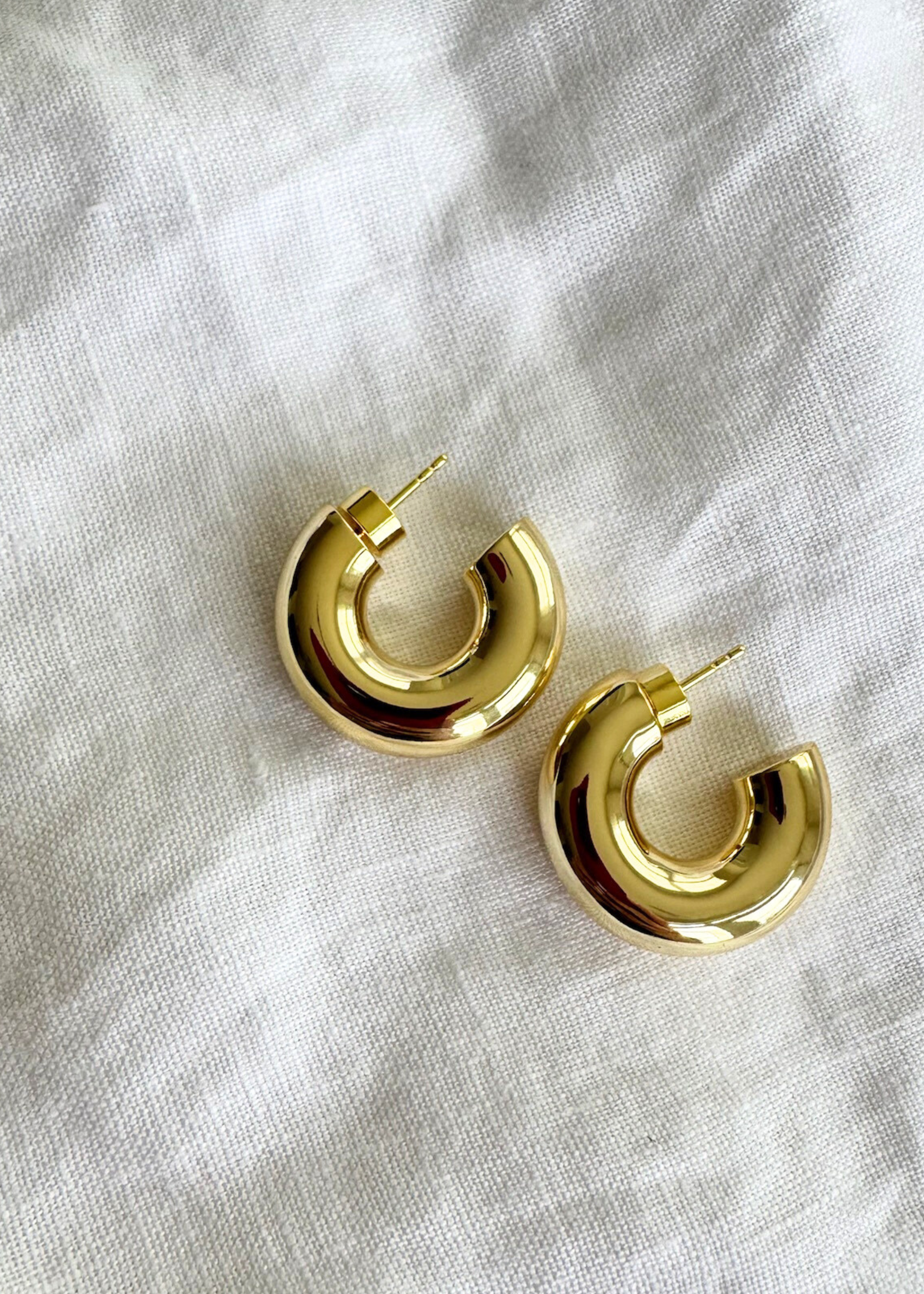 Celeste Chunky Hoops