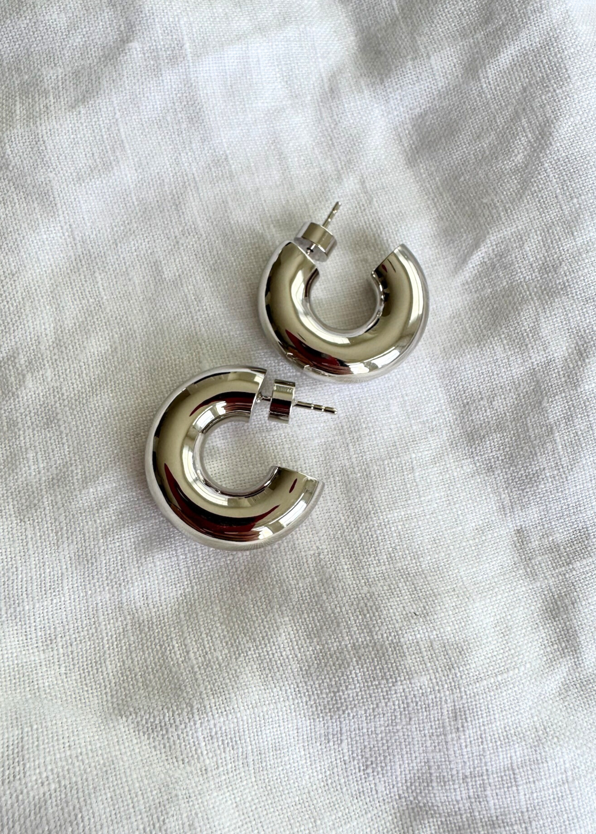 Celeste Chunky Hoops