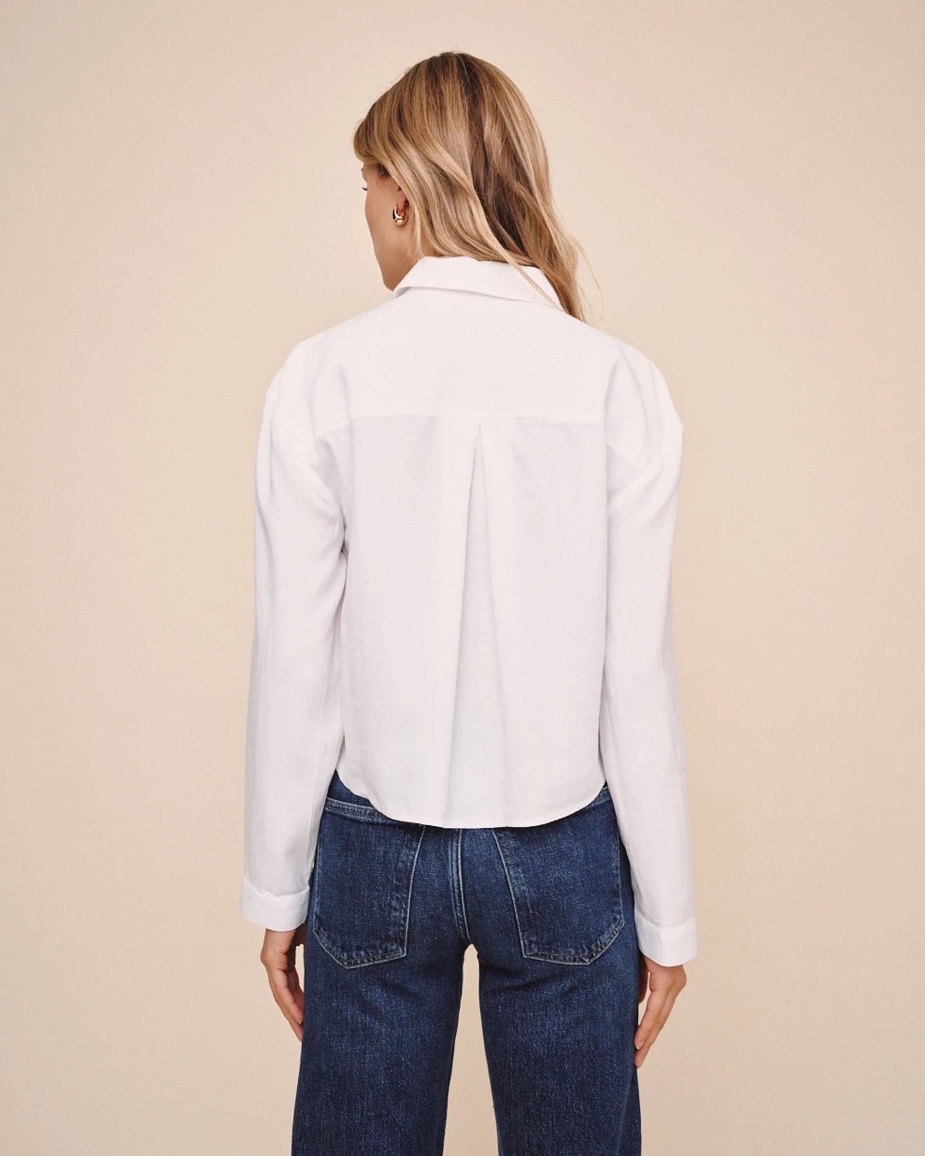 Cropped Button Down