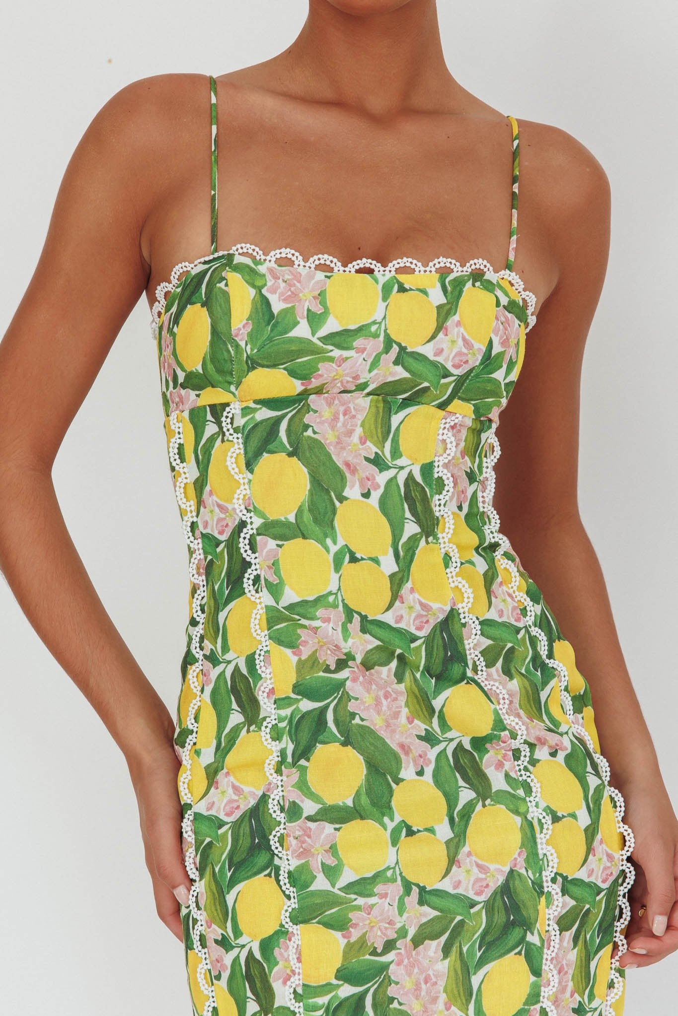 Vienna Vibrant Floral Midi Dress