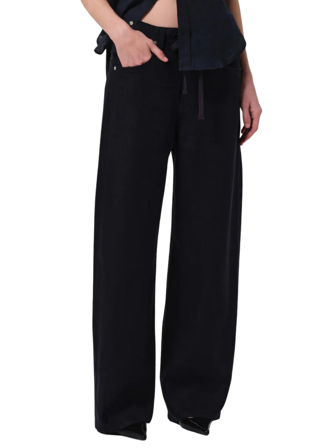 Brynn Drawstring Linen Trouser