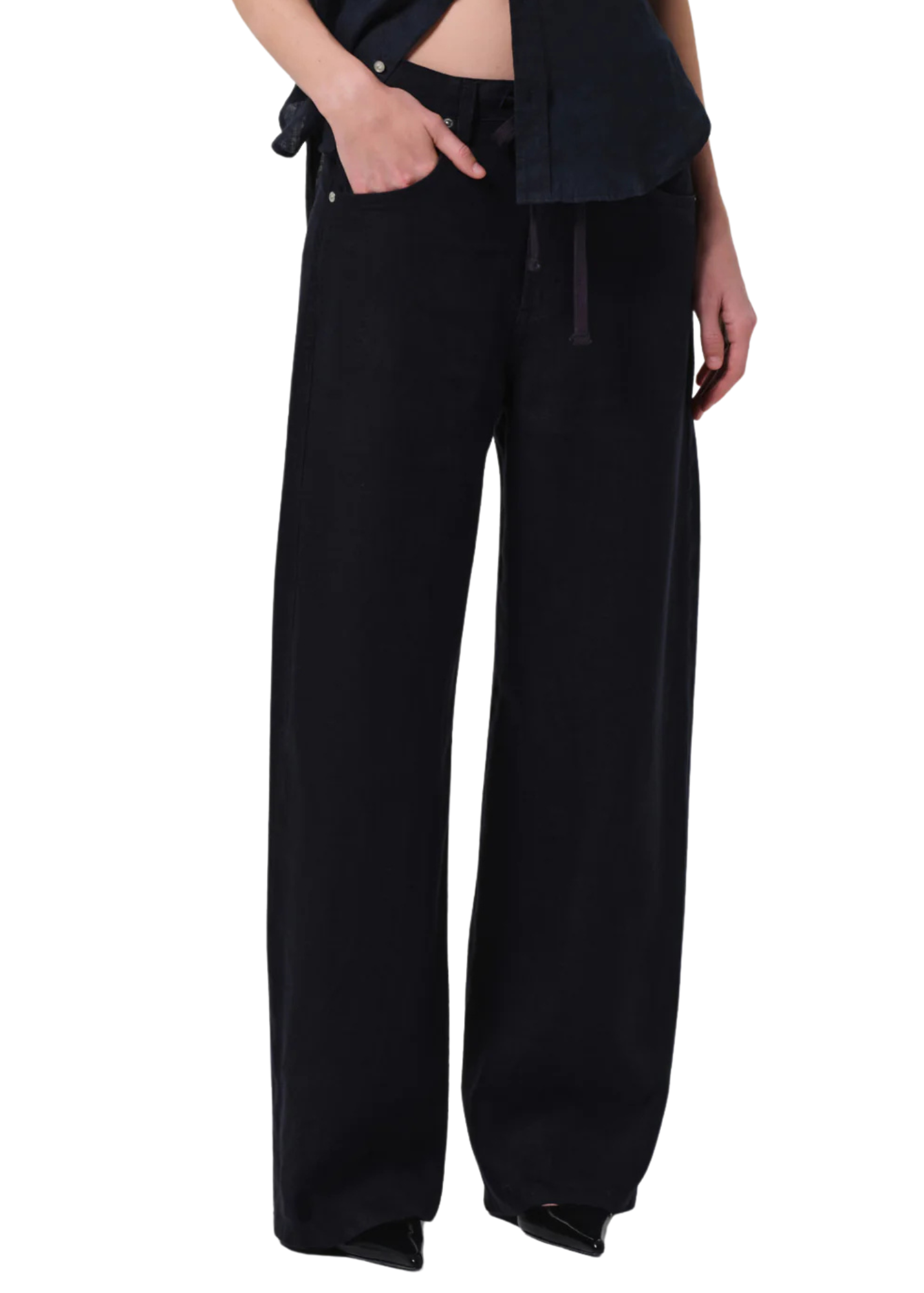 Brynn Drawstring Linen Trouser