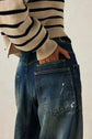 Moxie Pull-On Barrel Jeans