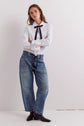 Moxie Pull-On Barrel Jeans