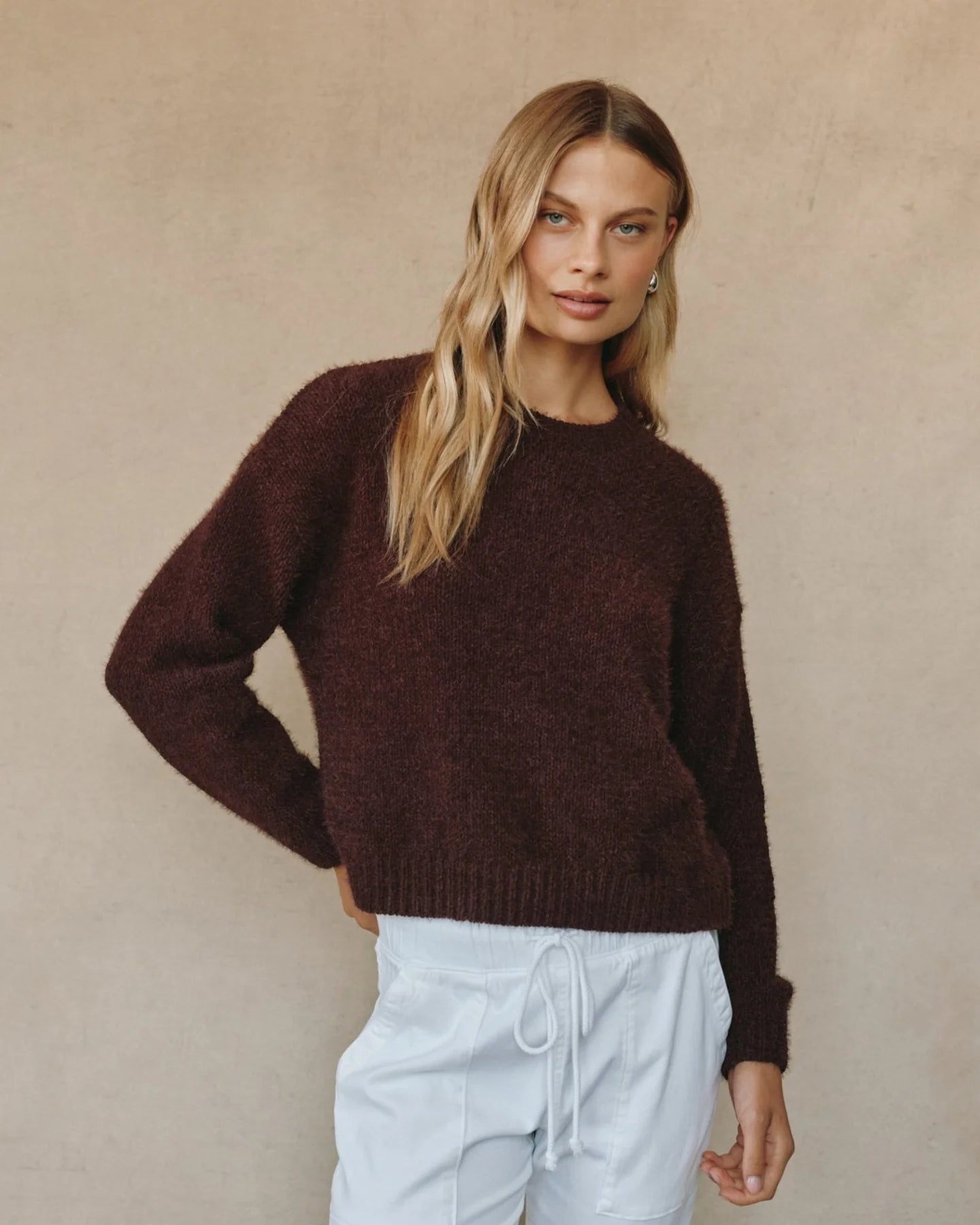 Drop Shoulder Sweater