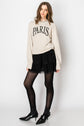 Paris Embroidered French Terry Pullover