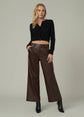 The Mia Wide Leg Vegan Leather