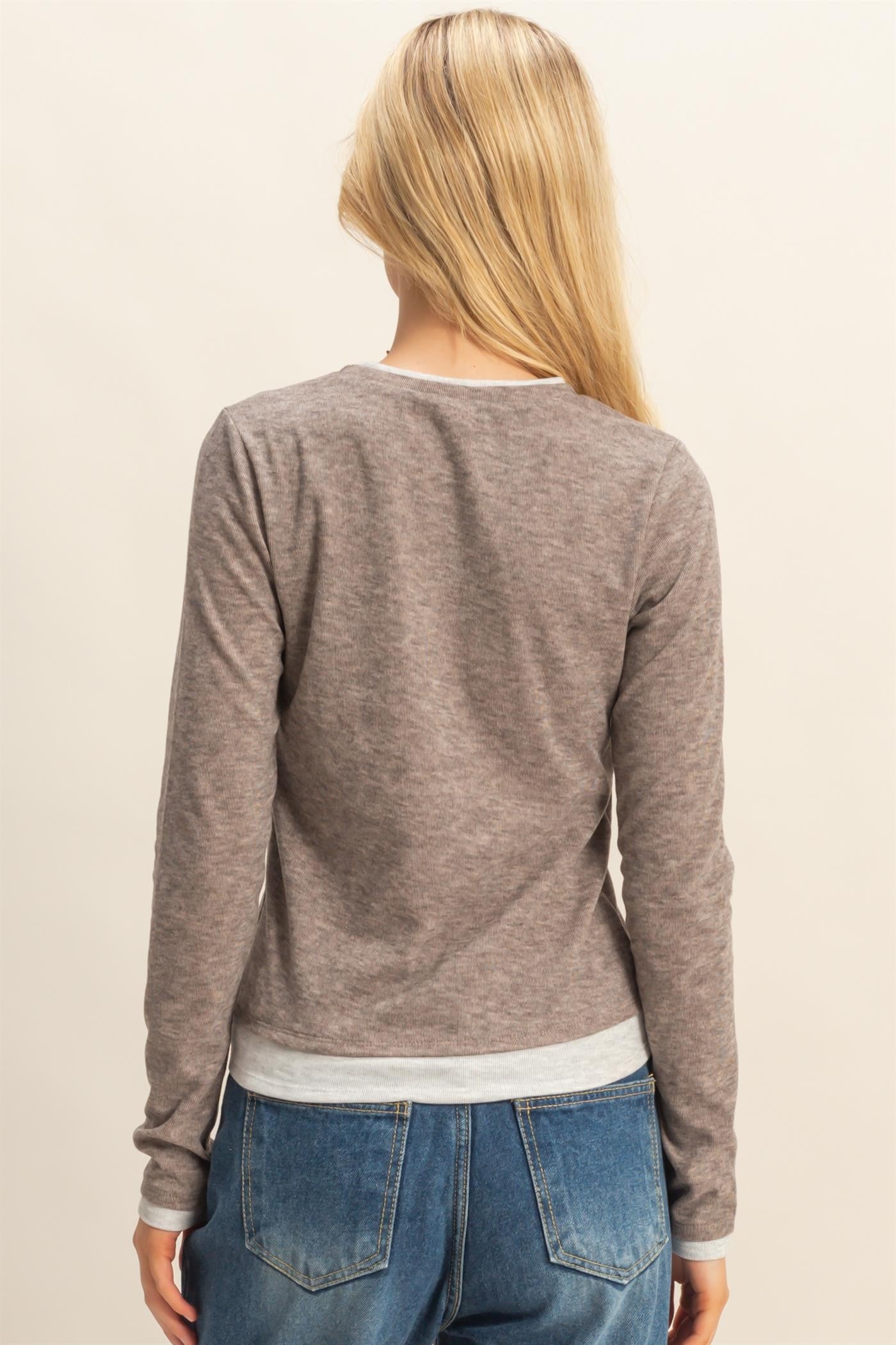 Raegan Double Layer Long Sleeve