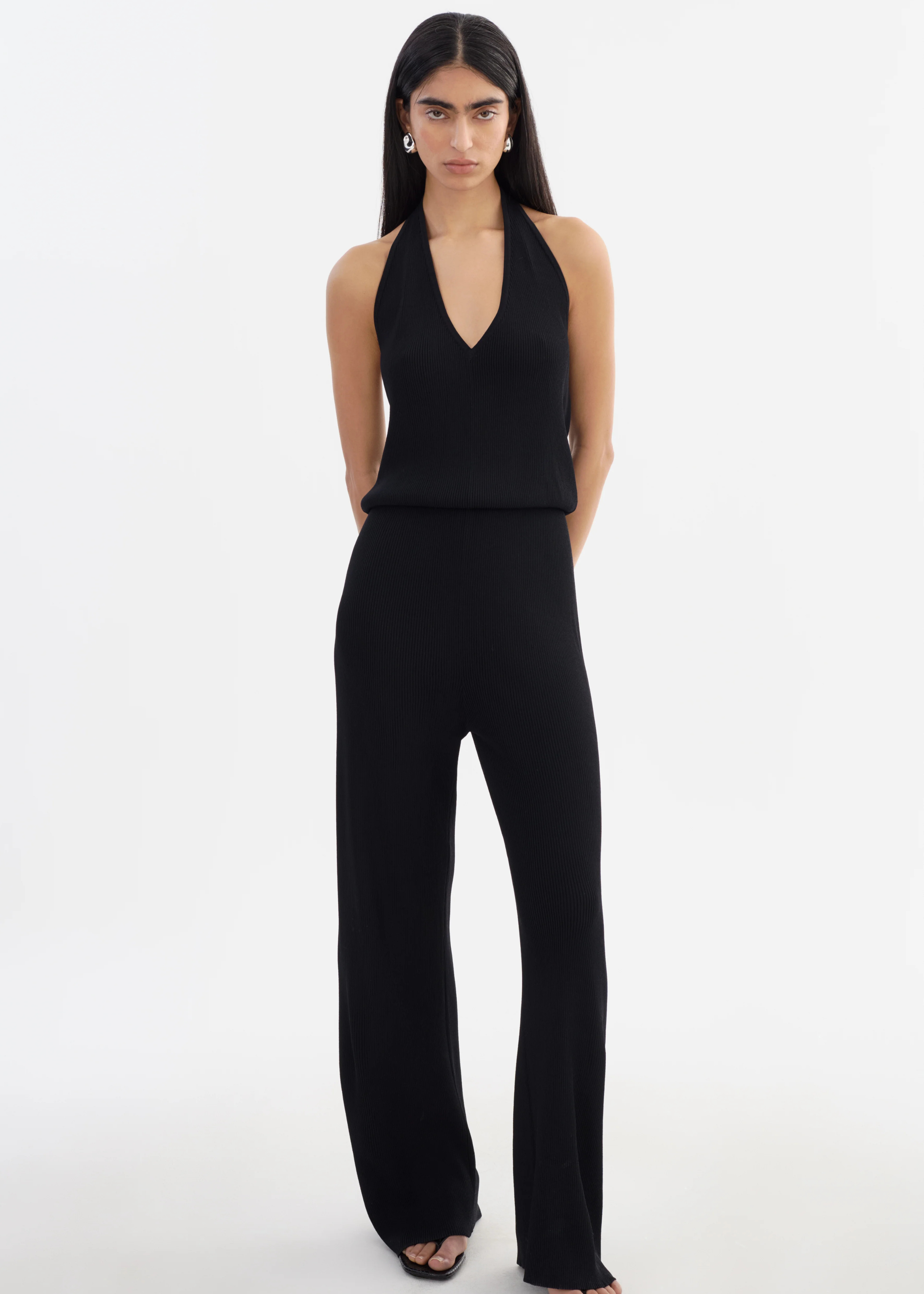 Rib Knit Jumpsuit