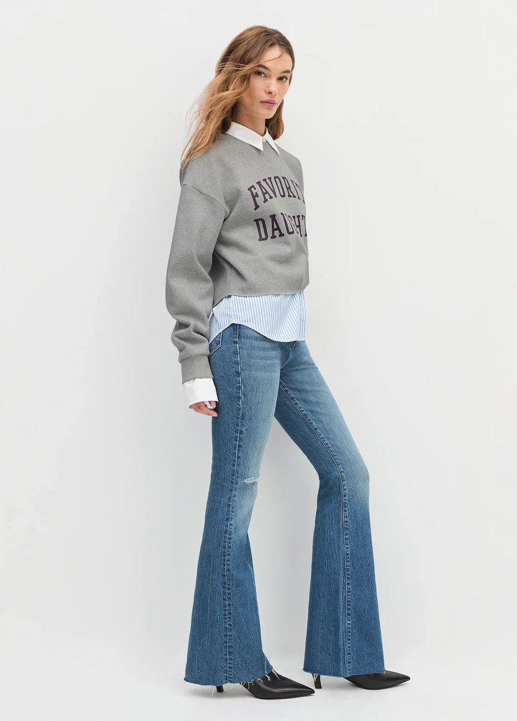 The Cropped Collegiate Sweatshirt