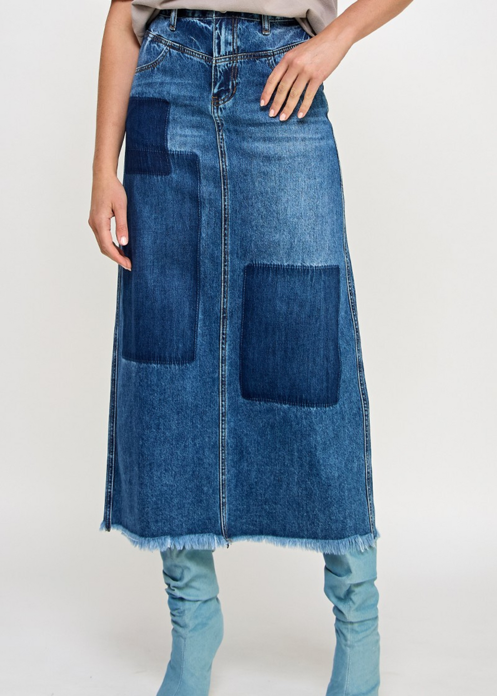 Bridgette Patchwork Denim