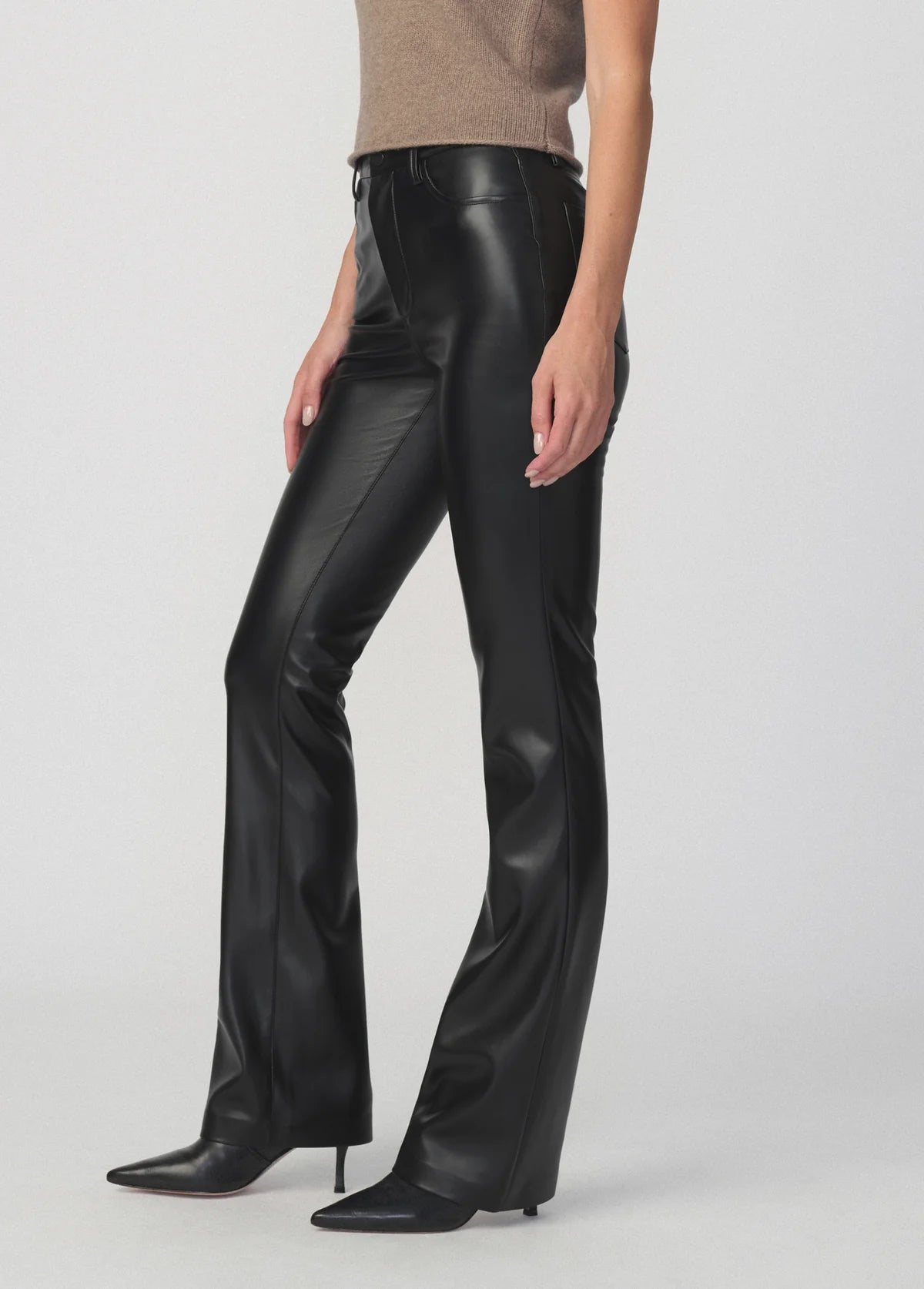 The Vegan Leather Hi Honey Bootcut
