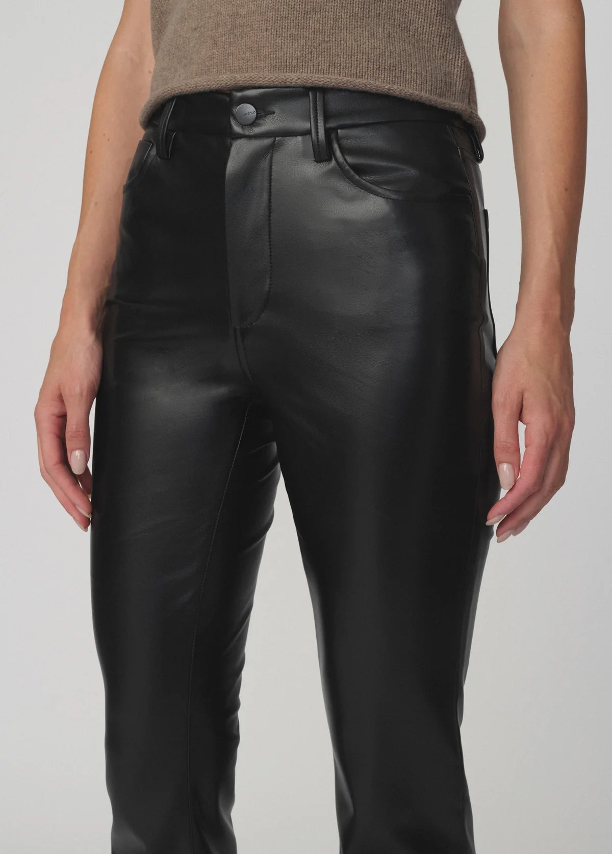 The Vegan Leather Hi Honey Bootcut