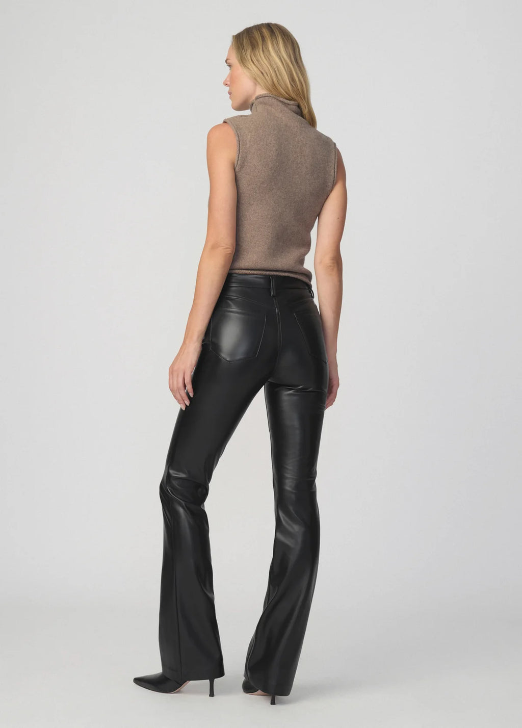 The Vegan Leather Hi Honey Bootcut