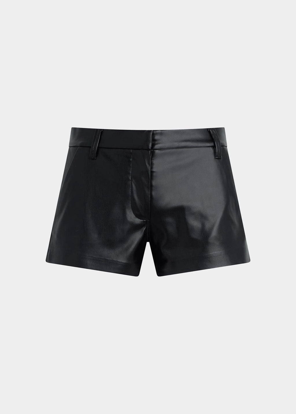 The Vegan Leather Mini Trouser Short