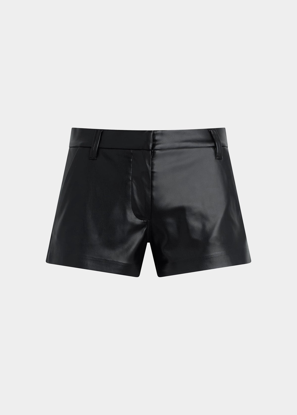 The Vegan Leather Mini Trouser Short