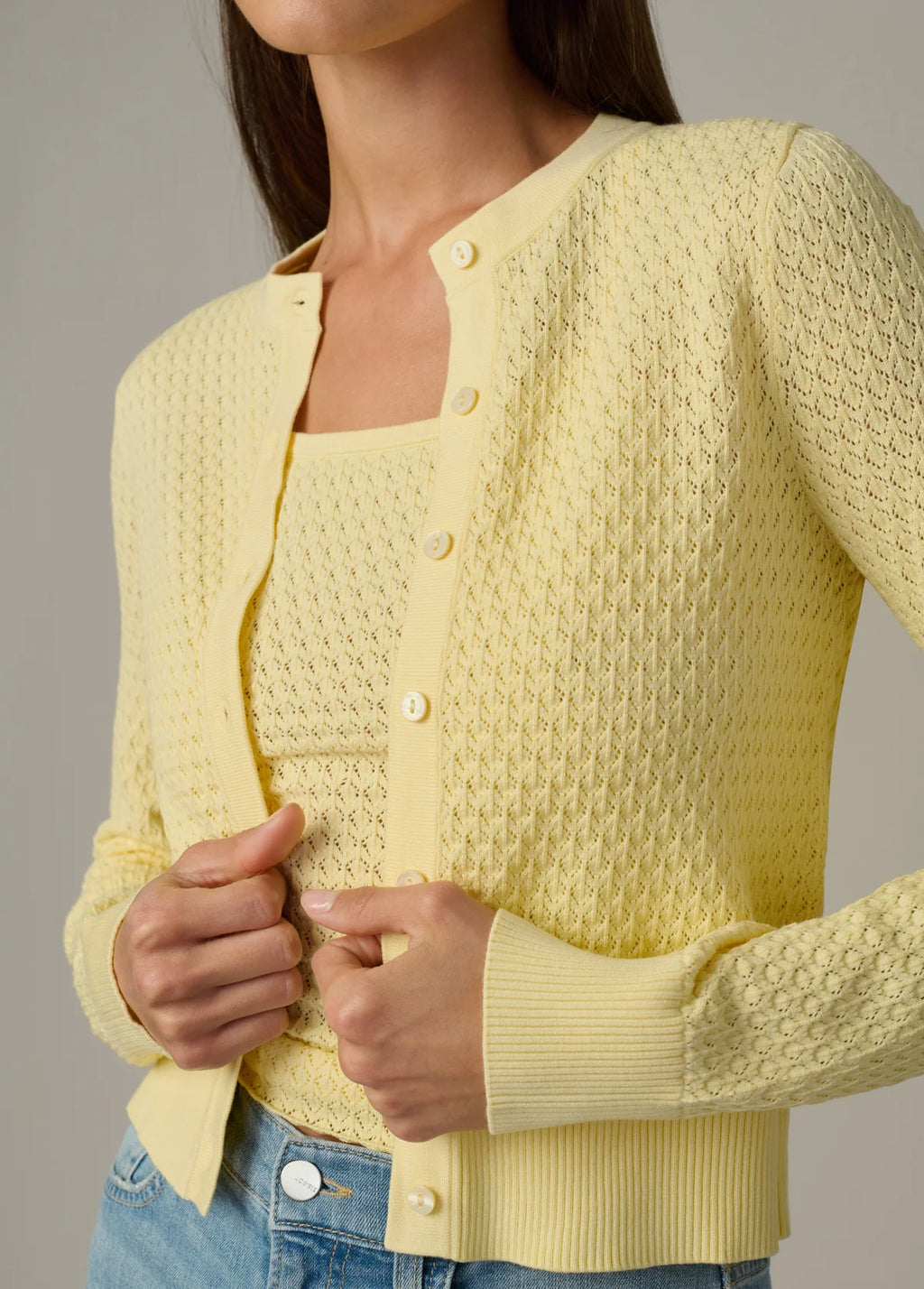 The Pointelle Dani Cardigan - Clothes Horse