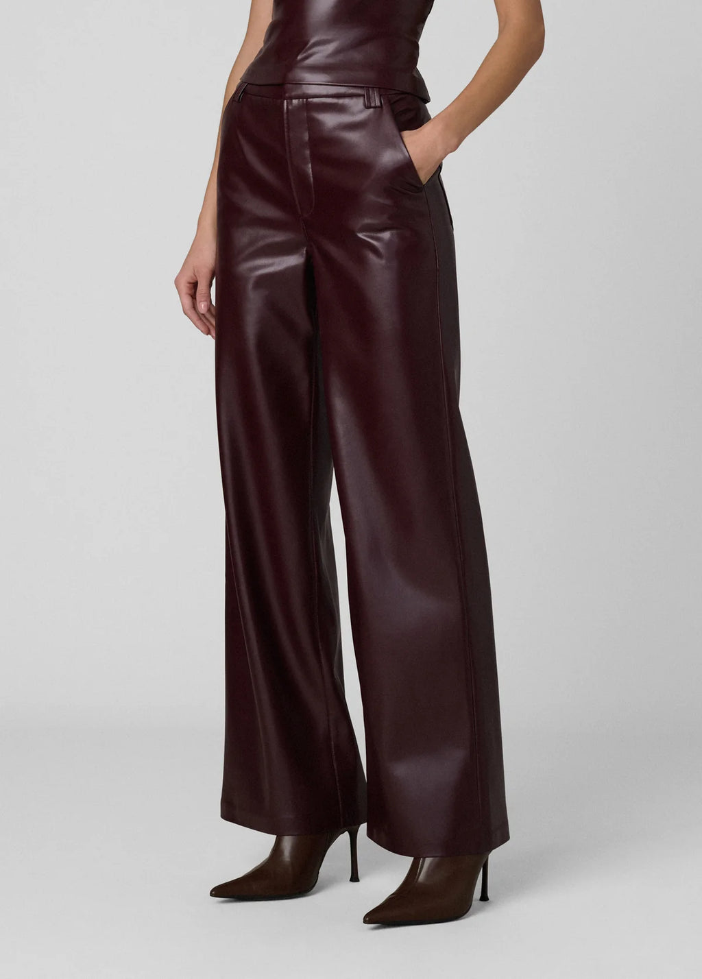 The Vegan Leather Mia Trouser