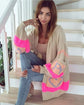 Pink Hearts Cardigan