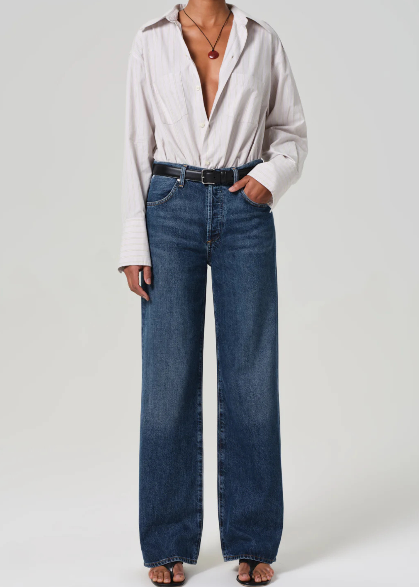 Annina High Rise Wide Leg 33"