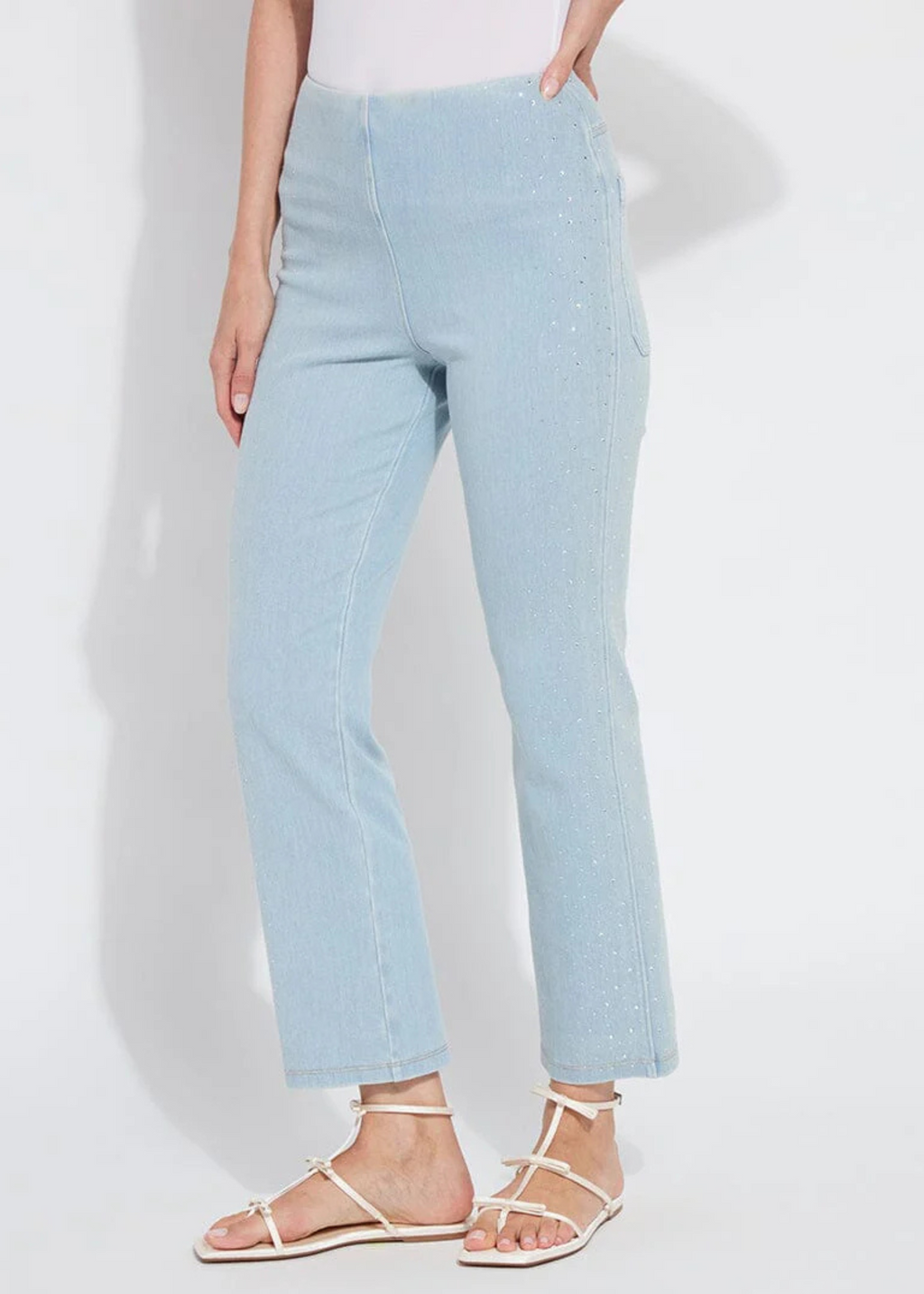 Crystal Embellished Ankle Babyboot