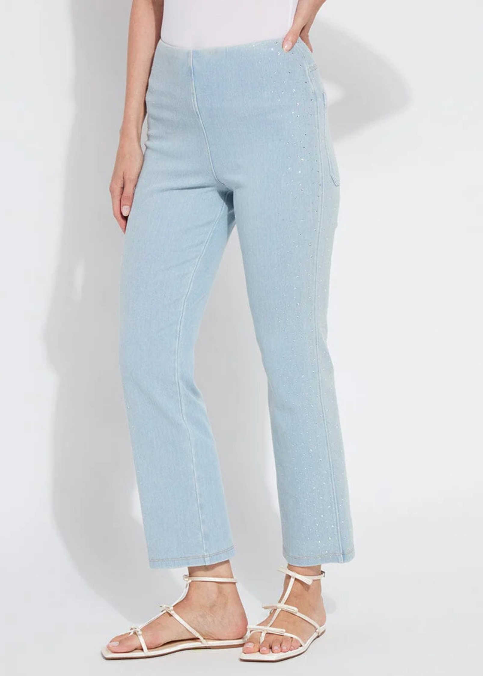 Crystal Embellished Ankle Babyboot