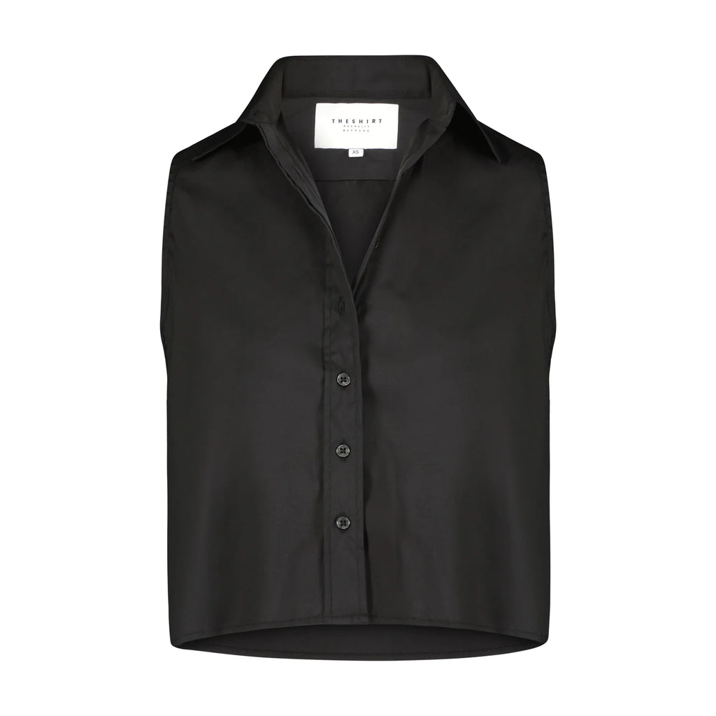 The Boxy Cropped Sleeveless Shirt - Clothes Horse