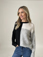 Color Block Ribbed Sweater