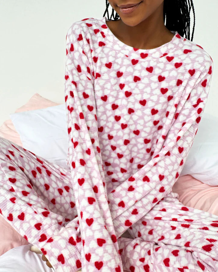 Marna Waffle PJ Set
